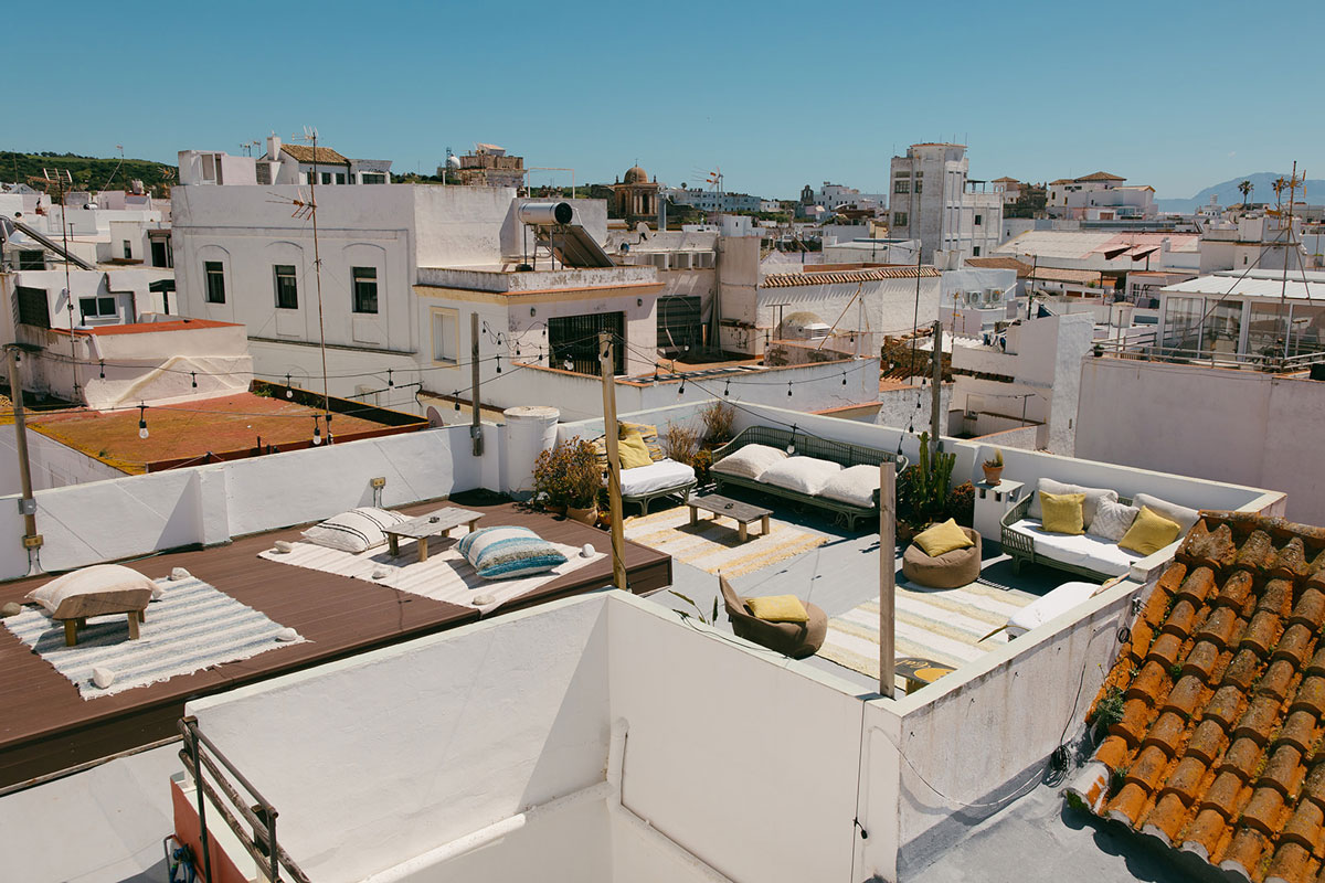 Accommodation – Tarifa Surf House – Rooftop Terrace